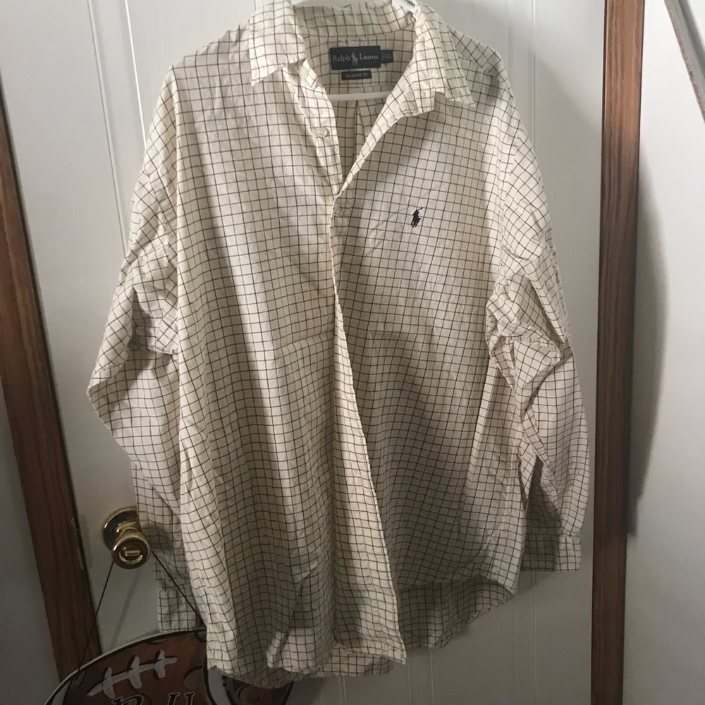 Striped Button down - perfect for xmas